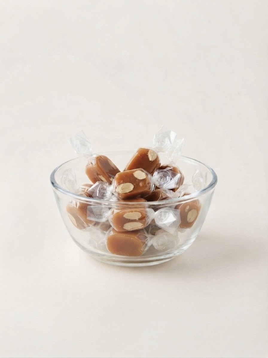 Caramels vanille et amandes