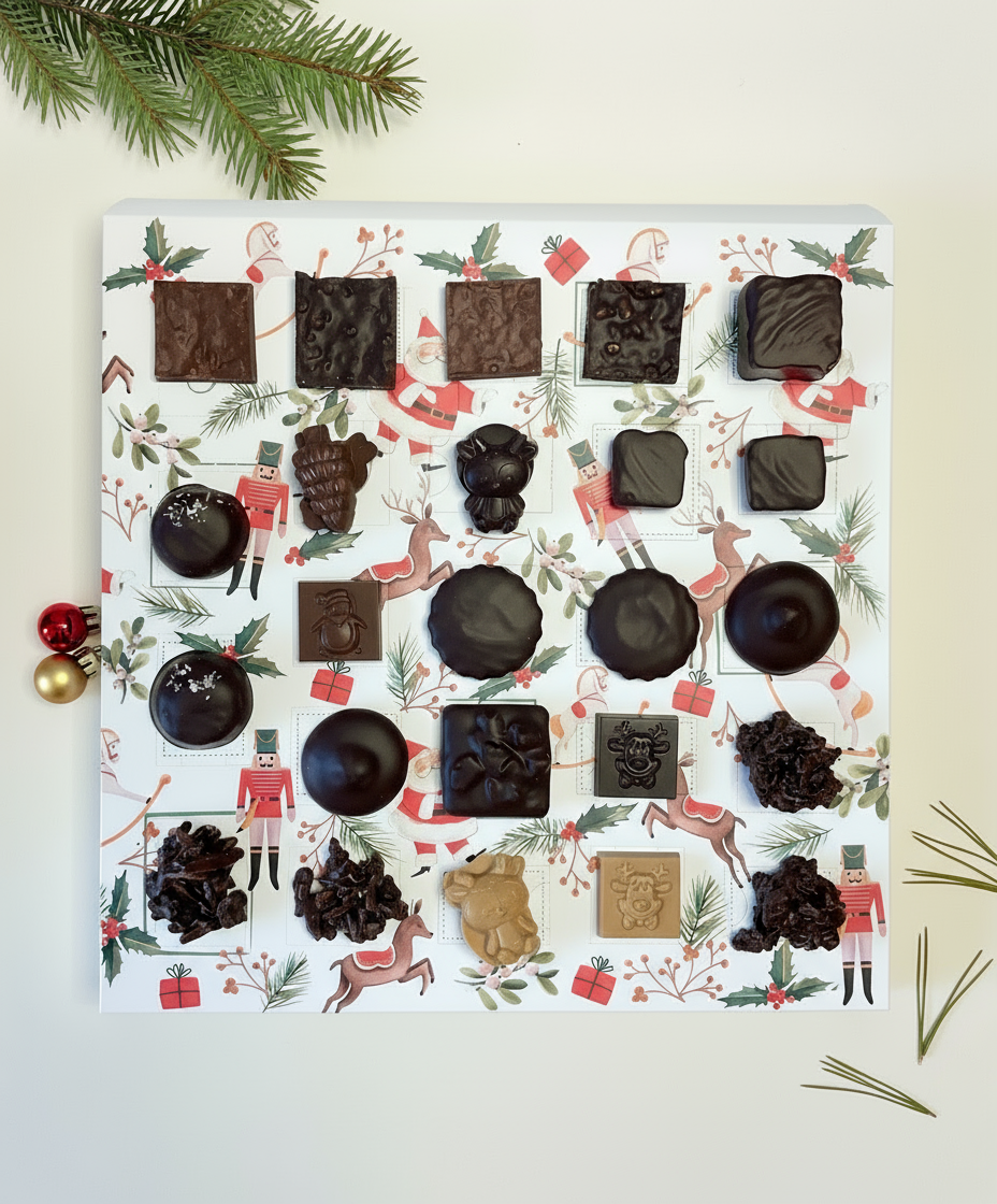 Calendrier de l’Avent blanc