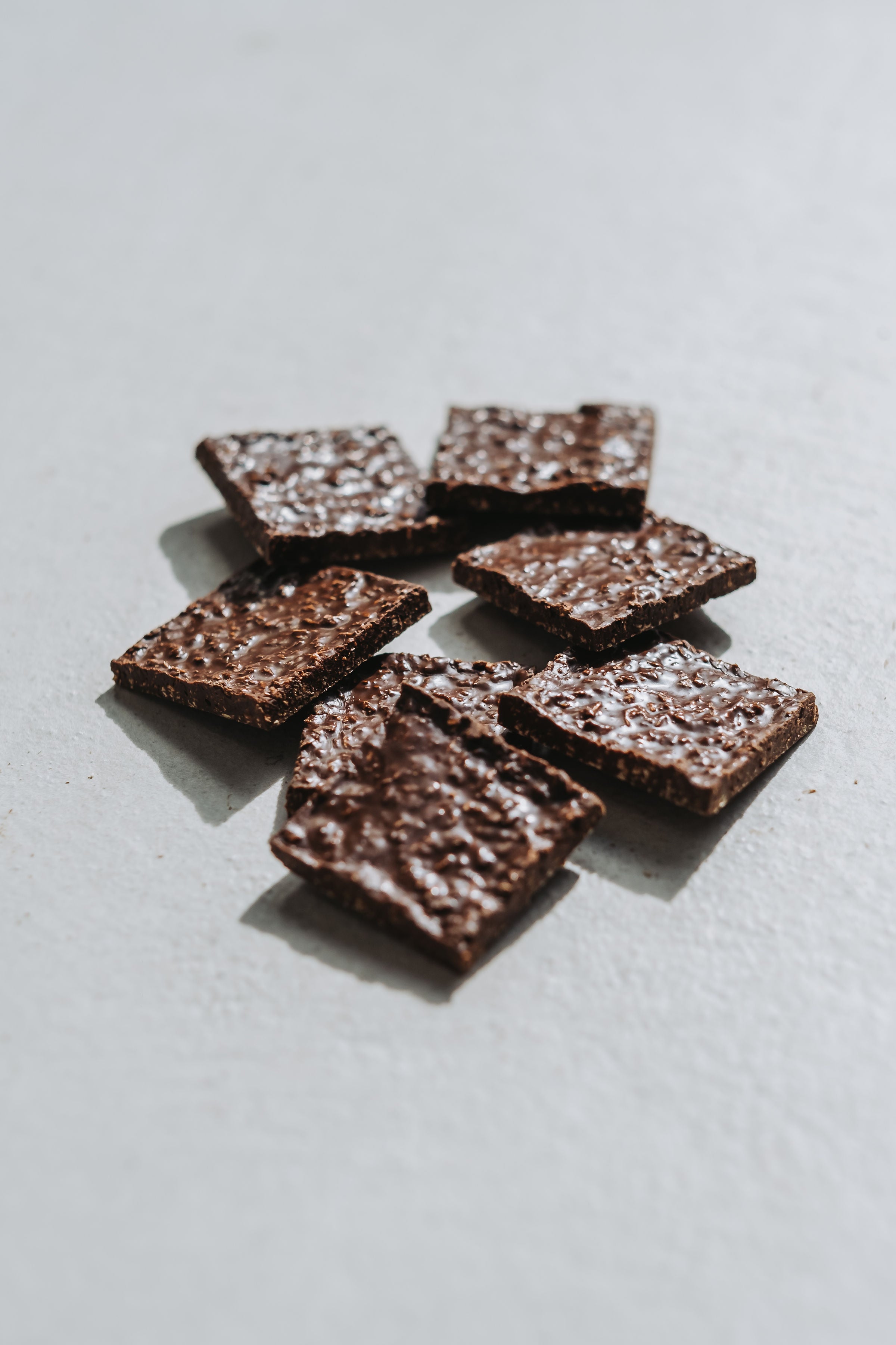 Carrés à la noix de coco grillée chocolat au LAIT
