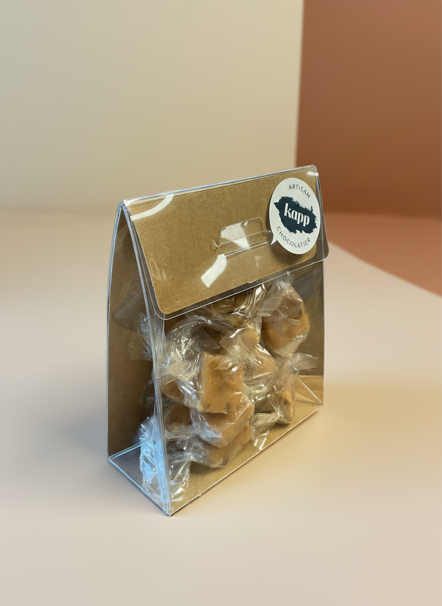 Caramels vanille et noisettes